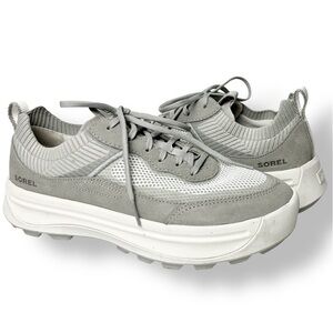 Sorel Women's Gray and White Sneakers